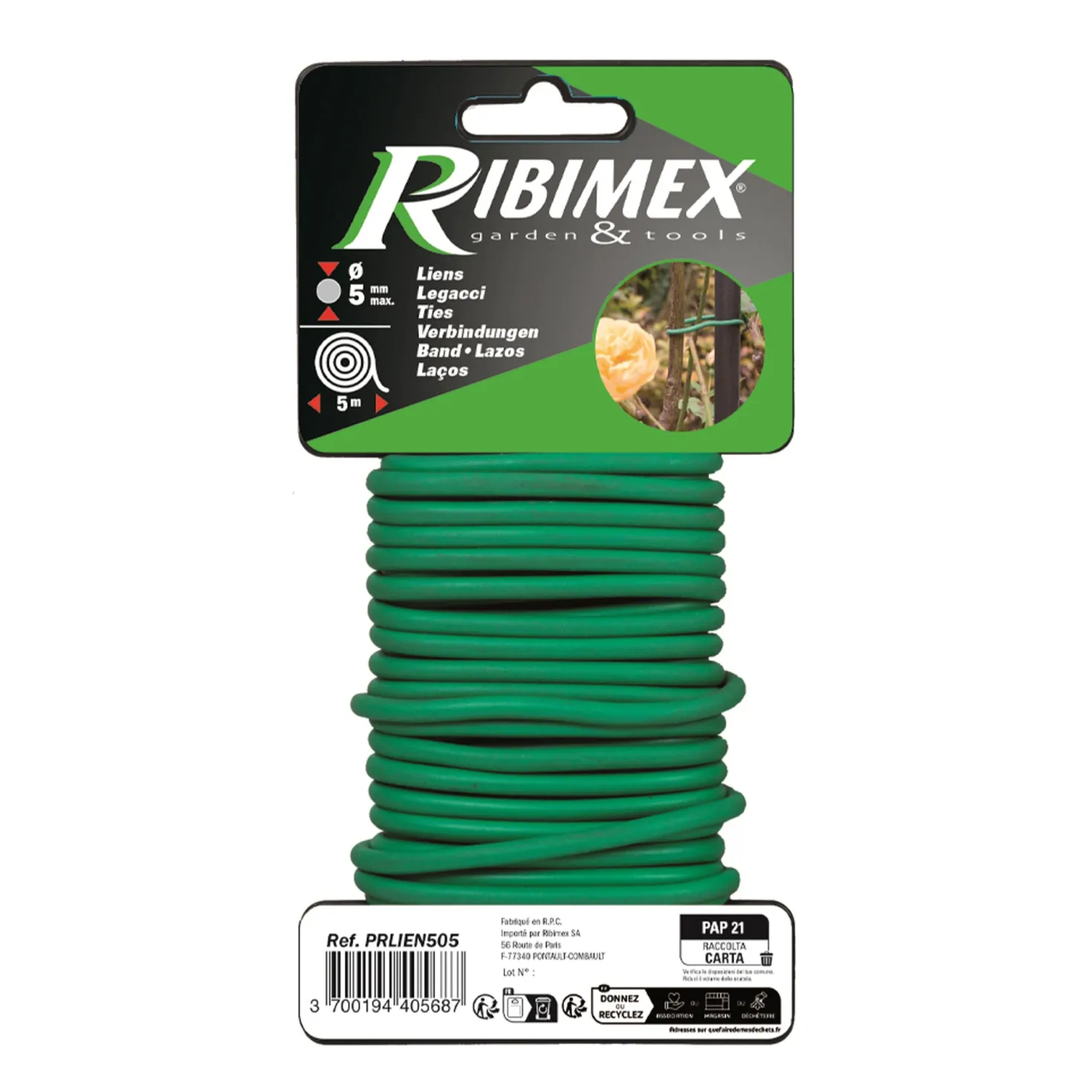 Bindedraht 5 mm × 5 m - Pflanzen sicher befestigt