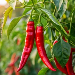 Chili ‘Westlandse Lange Rode’ Bio - Rote Schoten aus dem Garten