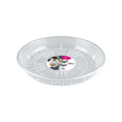 Elho Untertasse Uni-Saucer transparent - Sauber gießen ohne Flecken