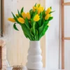 Langstielige Tulpe gelb (x5) - Leuchtend gelb, kinderleicht