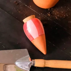 Olla – Rosa und rot gestreift - Gießen ohne Aufwand