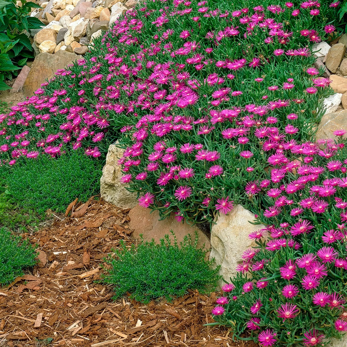 Stauden Mittagsblume - Blütenteppich in Pink